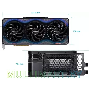 Видеокарта Palit GeForce RTX 5070 Ti GameRock OC 16GB GDDR7 (NE7507TH19T2-GB2030G) картинка 9